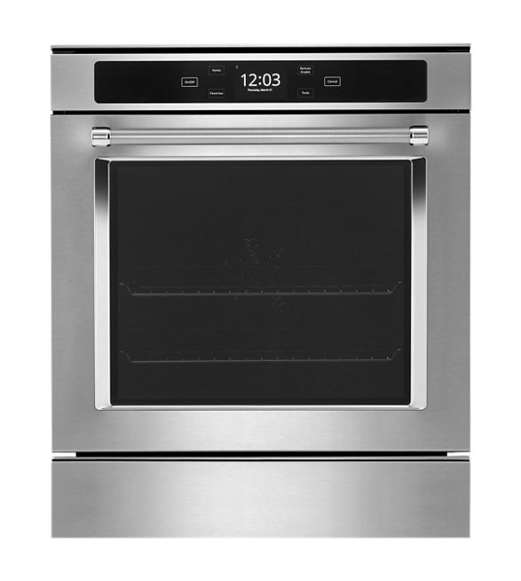 KitchenAid 24 in. Single Electric Wall Oven in Fingerprint Resistant Stainless Steel 0