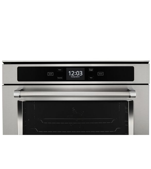 KitchenAid 24 in. Single Electric Wall Oven in Fingerprint Resistant Stainless Steel 1