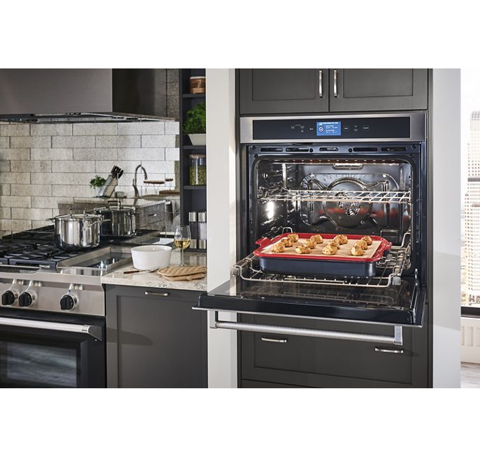 KitchenAid 30 in. Single Wall Oven W/ Built In Grill Attachment  5